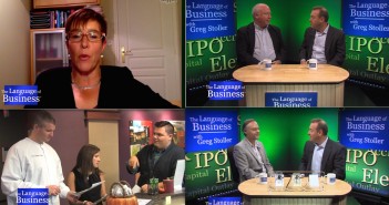 2 minute highlight reel for Language of Business TV show