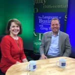 Blyth Lord and Darby Hobbs in TV studio: Non-profit and Socially Responsible Entrepreneurship