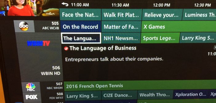 Language of Business commercial TV debut: Sunday at 11 am