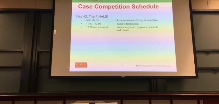 PEMBA Case Competition FINALS beginning at 9 am